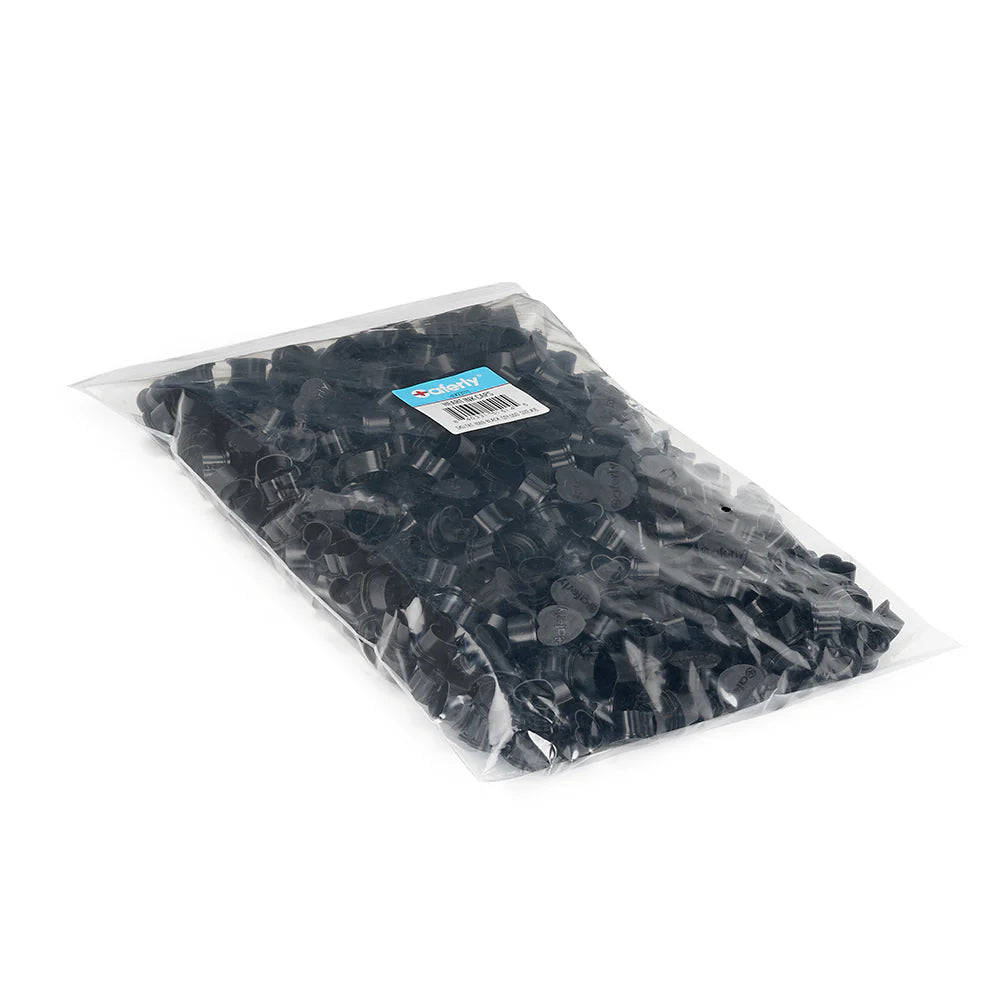 Black Heart Ink Caps Bag of 500
