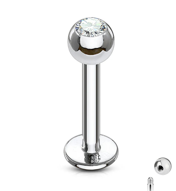 Labret GEM 6MM (1/4") 16g