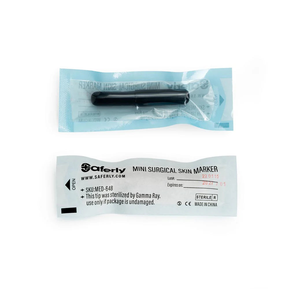 Saferly White Surgical Marker — Box of 30